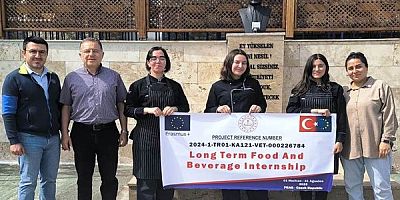 GÖRDES MESLEKİ VE TEKNİK ANADOLU LİSESİ’NDEN 3 ÖĞRENCİ STAJ İÇİN PRAG’A UÇTU